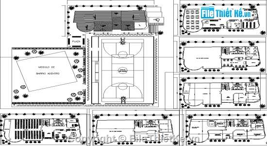 Bản vẽ chi tiết,sân vận động,dự án sân vận động